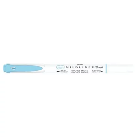 Ecsetfilc kétvégű ZEBRA Mildliner Fluorescent kék