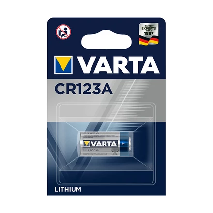 Gombelem VARTA CR123 1-es