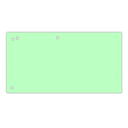 Elválasztócsík DONAU 105x235 mm karton zöld 100 darabos