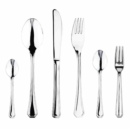 Evőeszköz szett OKTAGONAL rozsdamentes acél 24 darabos