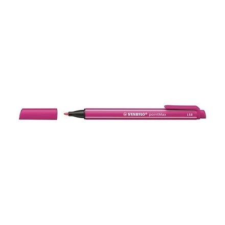 Filctoll STABILO PointMax 0.8 rózsaszín