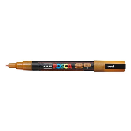 Filctoll UNI Posca PC-3ML csilámló narancssárga