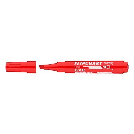 Flipchart marker ICO Artip 12 XXL vágott piros 1-4mm