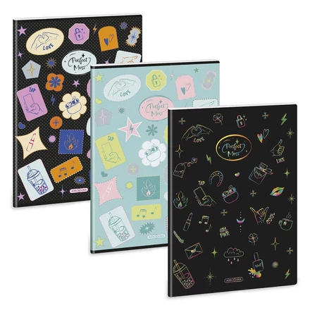 Füzet kockás ARS UNA A/4 40 lapos Extra kapcsos Perfect Mess