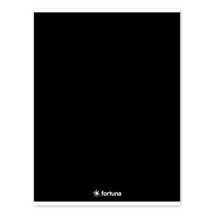 Füzet vonalas FORTUNA Monocolor A/4 32 lapos fekete