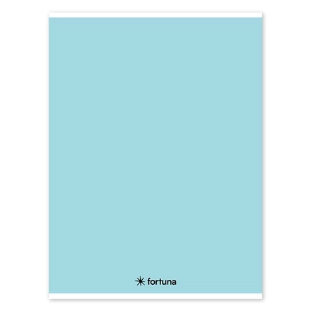 Füzet vonalas FORTUNA Monocolor A/4 32 lapos pasztell kék