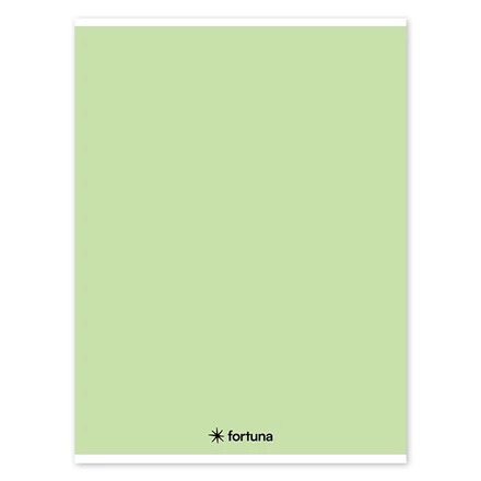 Füzet vonalas FORTUNA Monocolor A/4 32 lapos pasztell zöld