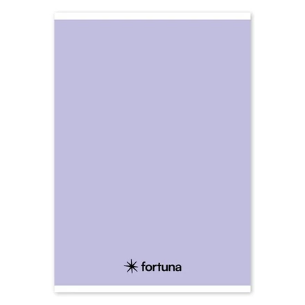 Füzet vonalas FORTUNA Monocolor A/5 32 lapos pasztell lila