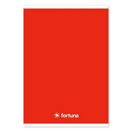 Füzet vonalas FORTUNA Monocolor A/5 32 lapos piros