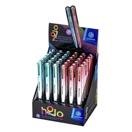 Golyóstoll ASTRA PEN Holomania 4 színű 0,5 mm