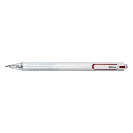 Golyóstoll OPTIMA nyomógombos Stella 1,0 mm piros