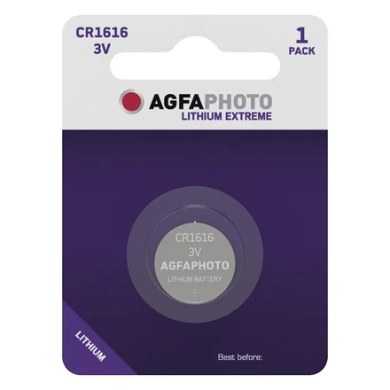 Gombelem AGFAPHOTO Lithium CR1616 1 darabos