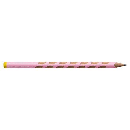 Grafitceruza STABILO Easygraph Pastel HB háromszögletű balkezes rózsaszín