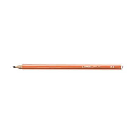 Grafitceruza STABILO Pencil 160 HB hatszögletű narancssárga