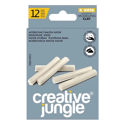 Gyurma CREATIVE JUNGLE grey natúr 12 darabos