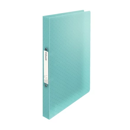 Gyűrűskönyv ESSELTE Colour Breeze A/4 25 mm 2 gyűrű PP átlátszó kék