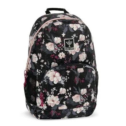 Hátizsák iskolai ARS UNA AU-14 Flowery Black