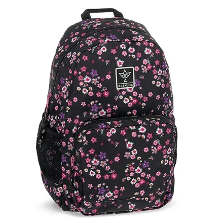 Hátizsák iskolai ARS UNA AU-14 Pearl Blossom Black