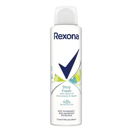 Izzadásgátló deo REXONA blue poppy & apple 150 ml