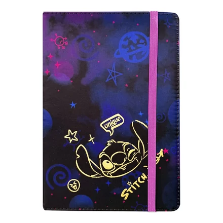 Jegyzetfüzet vonalas COOLPACK Stitch Gold 1. A/5 80 lapos gumis