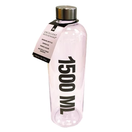 Kulacs műanyag 1,5 liter feliratos