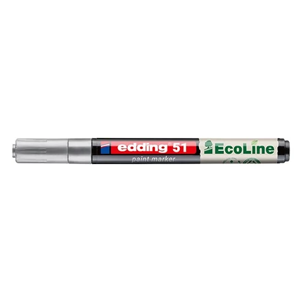 Lakkmarker EDDING 51 1-2 mm ezüst