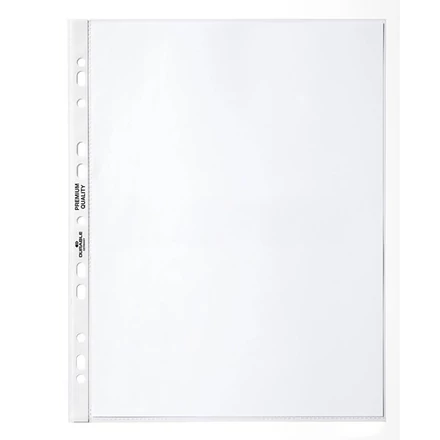 Lefűzhető genotherm DURABLE PP A/4 extra széles 90 mikron víztiszta 50 darabos