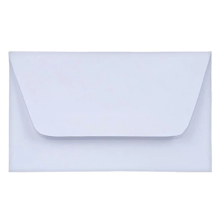 Névjegyboríték KASKAD enyvezett 70x105mm 07 fehér 100 darabos