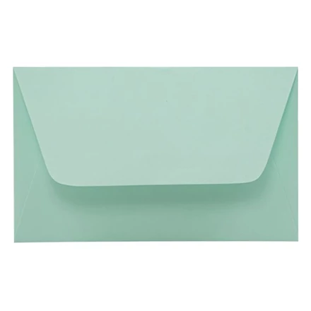 Névjegyboríték színes KASKAD enyvezett 70x105mm 65 zöld 50 darabos