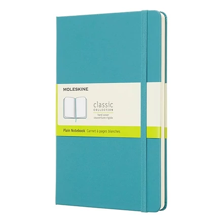 Notesz sima MOLESKINE QP062B35"L" keményfedeles hamukék