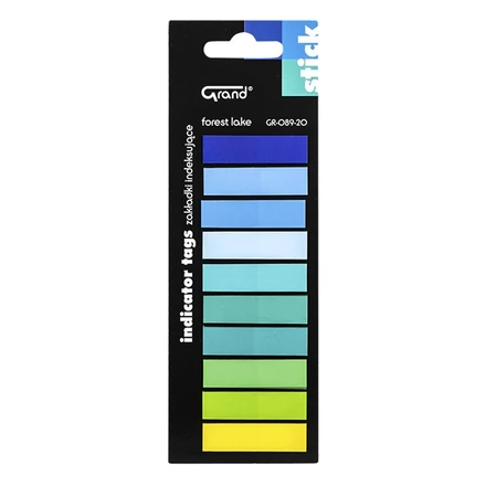 Oldaljelölő GRAND GR-089-20 műanyag vegyes szín 10x20 lap