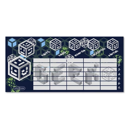 Órarend ARS UNA egylapos kétoldalas Geek 5539