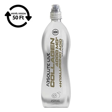 Sportital ABSOLUTE LIVE Kollagén+Hialuronsav sárgabarack 900 ml DRS