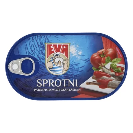 Sprotni EVA paradicsomos mártásban 170 g