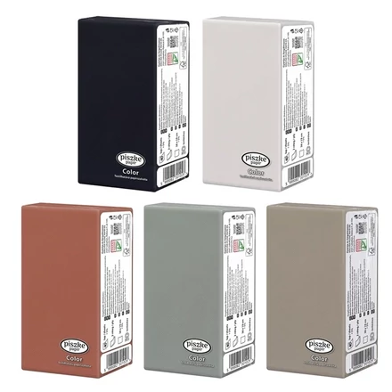 Szalvéta PISZKE Color textilhatású 2 rétegű 38x19 cm 1/8 hajtogatott 40 lapos vegyes