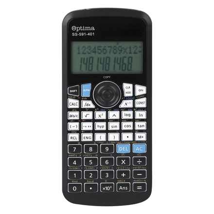 Számológép tudományos OPTIMA SS-591 401 funkciós 12 digit