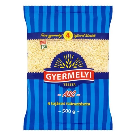 Száraztészta ABC GYERMELYI 4 tojásos 500 g