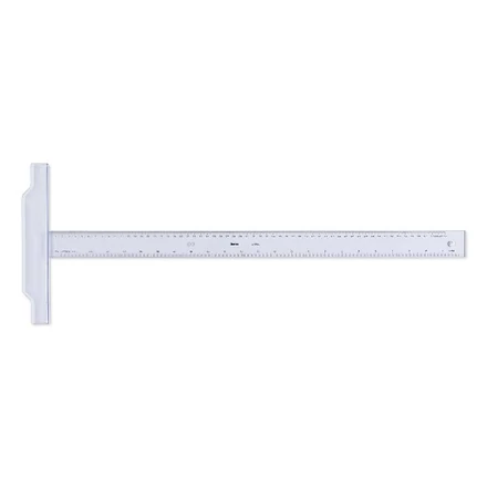 T-Vonalzó ARISTO fix fejjel 60 cm víztiszta