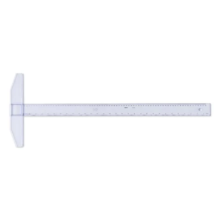 T-Vonalzó ARISTO fix fejjel 75 cm víztiszta
