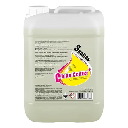 Tisztítószer klórtartalmú CLEAN CENTER Sanitas 5L