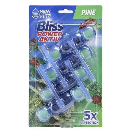 Toalett illatosító golyó BLISS fenyő 4x50 g