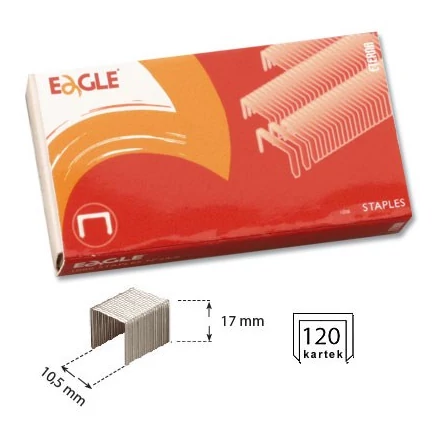 Tűzőkapocs EAGLE 23/17 1000 darabos