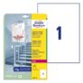 Kép 1/5 - Etikett AVERY L8001-10 210x297mm antimikrobiális fehér 10 címke/doboz 10 ív/doboz