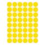 Kép 2/3 - Etikett AVERY 3377 öntapadó jelölőpont sárga 18mm 1056 jelölőpont/csomag