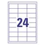 Kép 3/5 - Etikett AVERY 3658 64,6x33,8mm univerzális fehér 2400 címke/doboz 100 ív/doboz