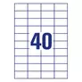 Kép 3/4 - Etikett AVERY 3651 52,5x29,7mm univerzális fehér 4000 címke/doboz 100 ív/doboz