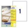 Kép 2/2 - Etikett AVERY LR3478 210x297mm környezetbarát 100 címke/doboz 100 ív/doboz
