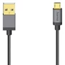 Kép 2/2 - Adatkábel HAMA Micro-USB 0,75m fekete