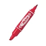Kép 3/3 - Alkoholos marker kétvégű ZEBRA Hi-Mckie 2,0-4,0 mm piros