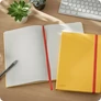 Kép 2/2 - Beírókönyv kockás LEITZ B/5 80 lapos Cosy Soft Touch keményfedeles melegsárga